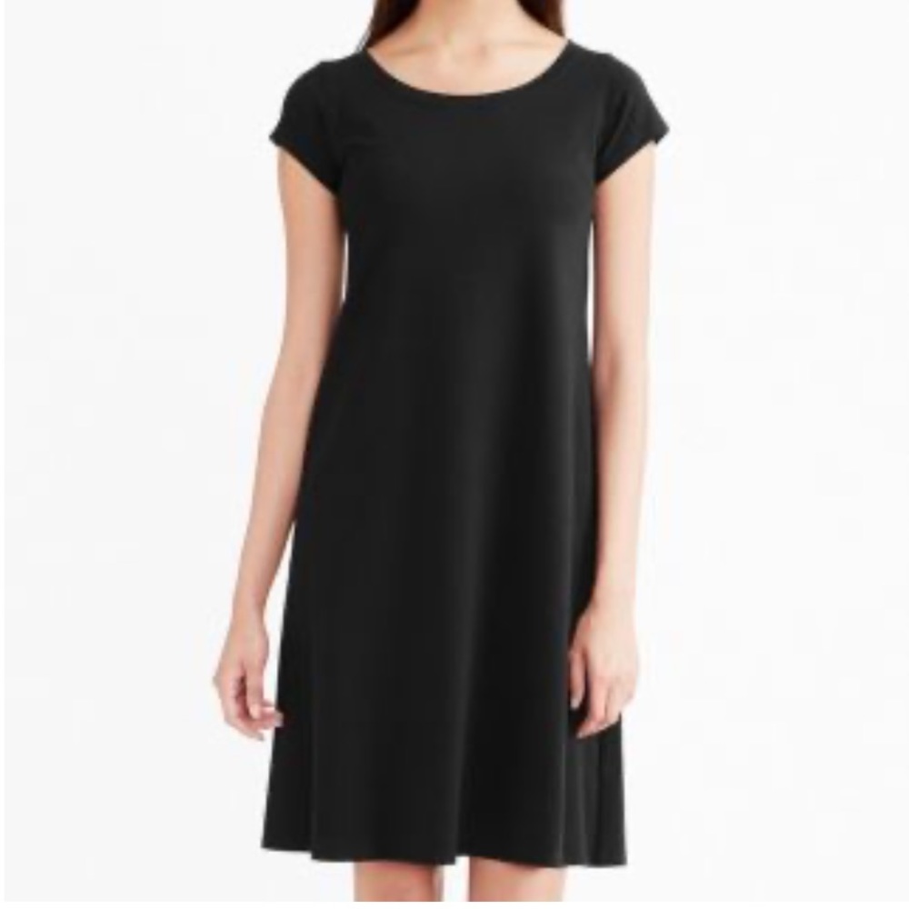 Eileen Fisher organic cotton ballet neck dress